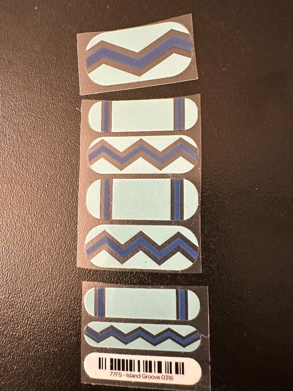 💅Hard to Find Jamberry Nail Wrap, Half-Set, Transparent, Geometric, Art Deco💅